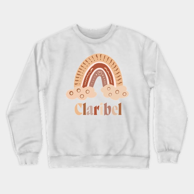 Hand Name Written Of Claribel Crewneck Sweatshirt by CnArts